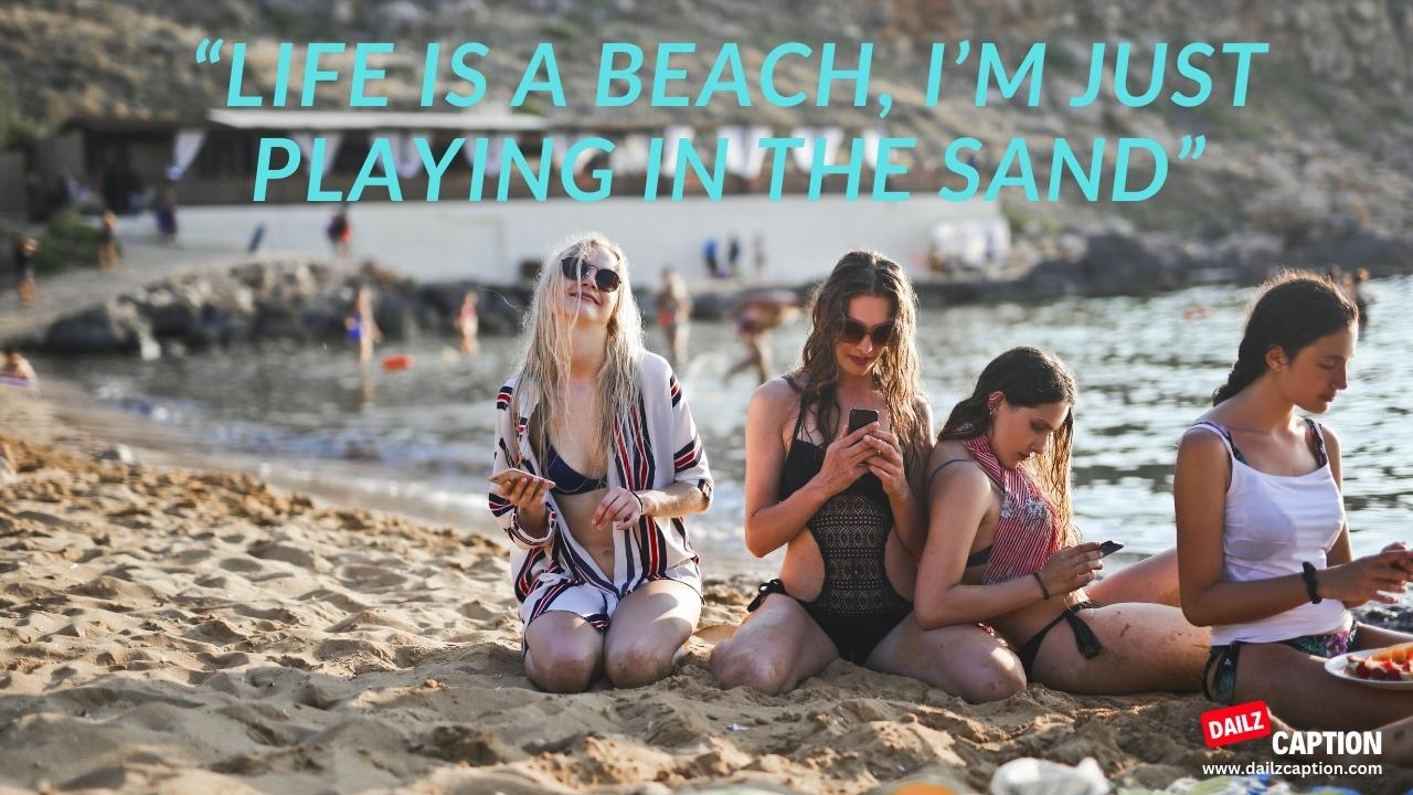 Summer Beach Captions
