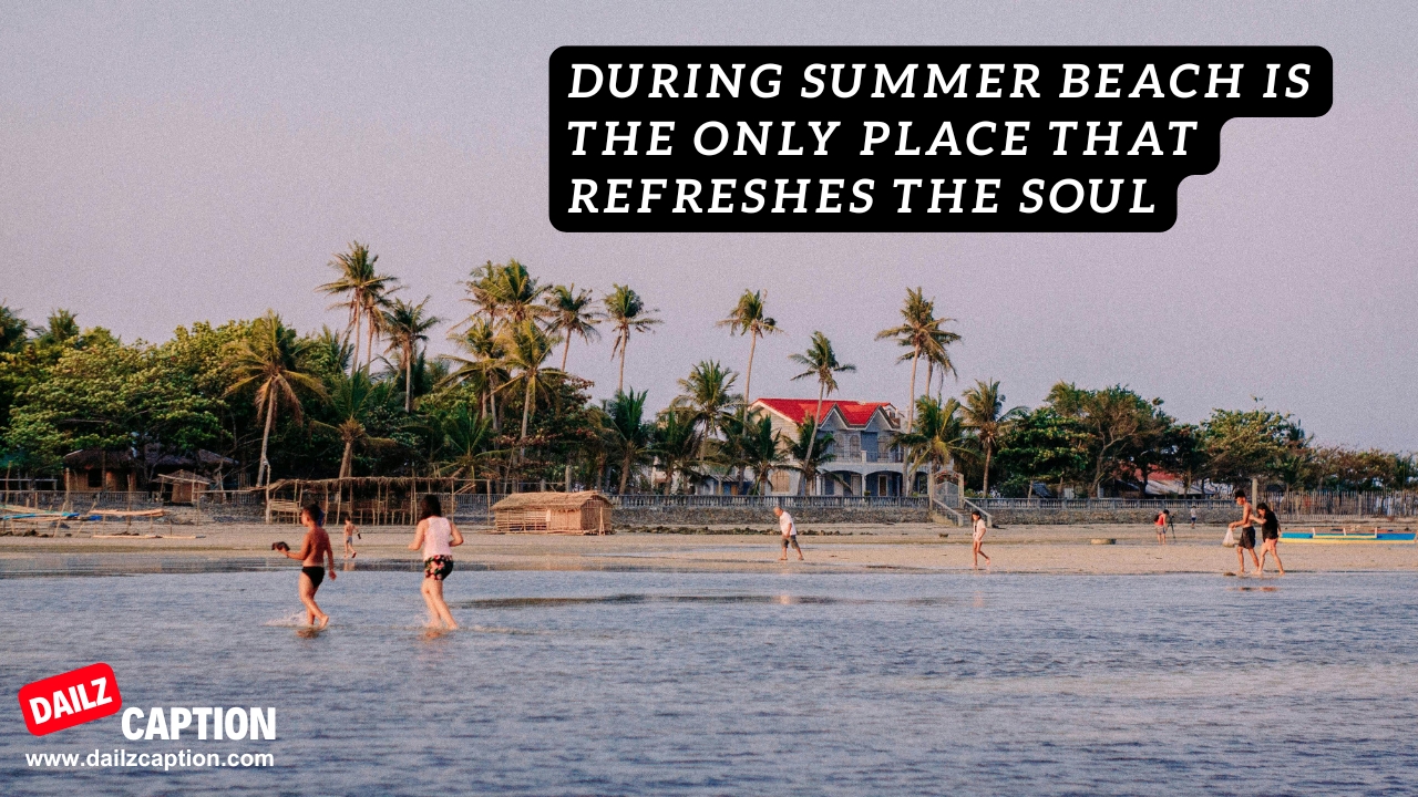 Short beach Instagram captions