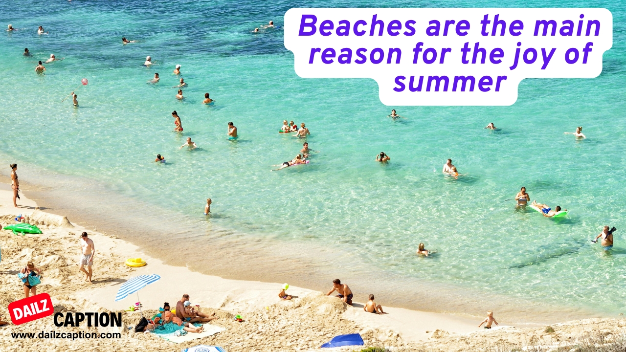 Summer Beach Captions