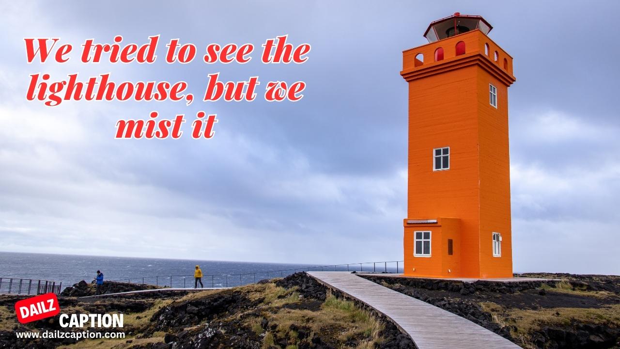 Lighthouse Captions for Instagram