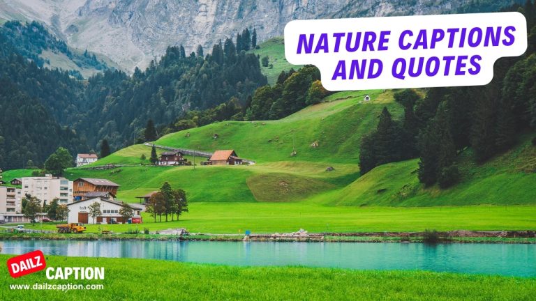 240 Nature Instagram Captions And Quotes
