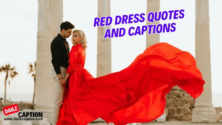 320 Red Dress Quotes and Captions for Instagram
