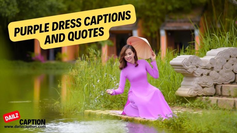 433 Purple Dress Captions and Quotes for Instagram