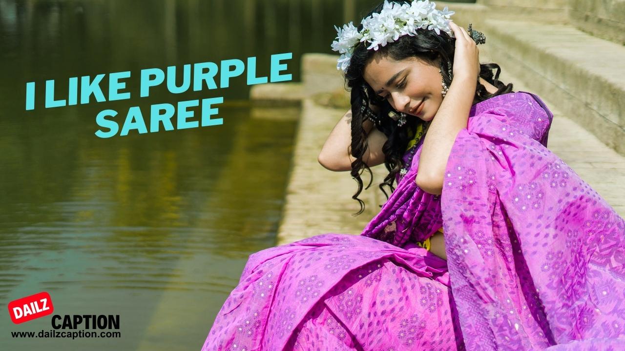 Cute Purple Dress Captions