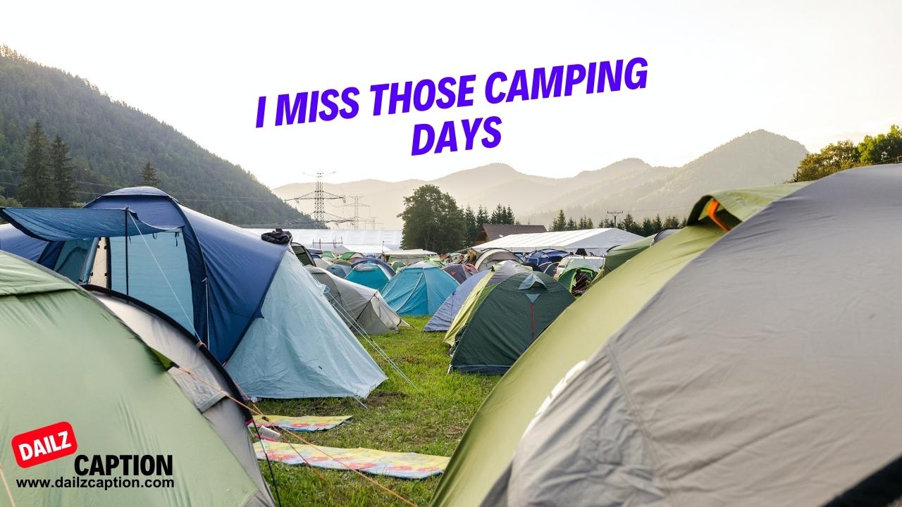 Funny Camping Captions