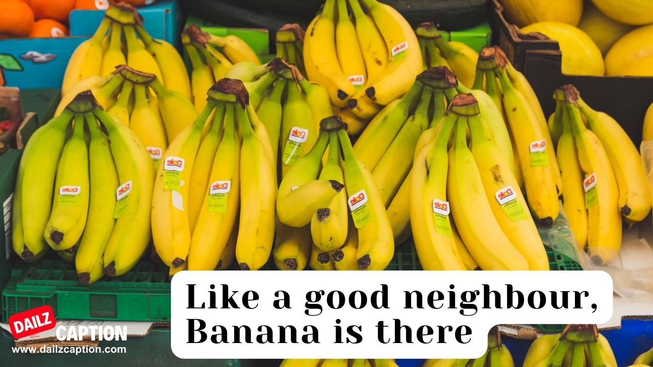 Funny Banana Captions For Instagram
