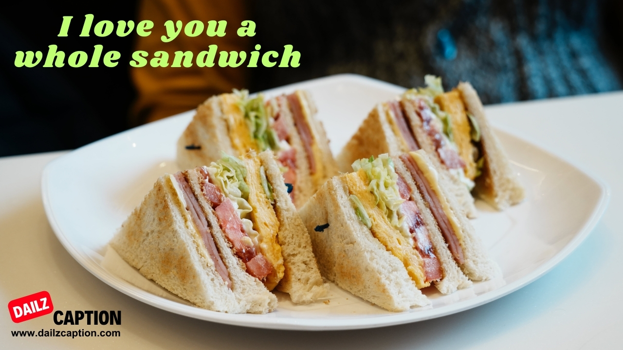 Sandwich Captions For Instagram