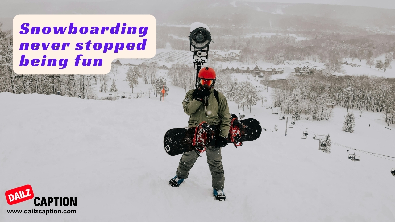 Short Snowboard Captions For Instagram