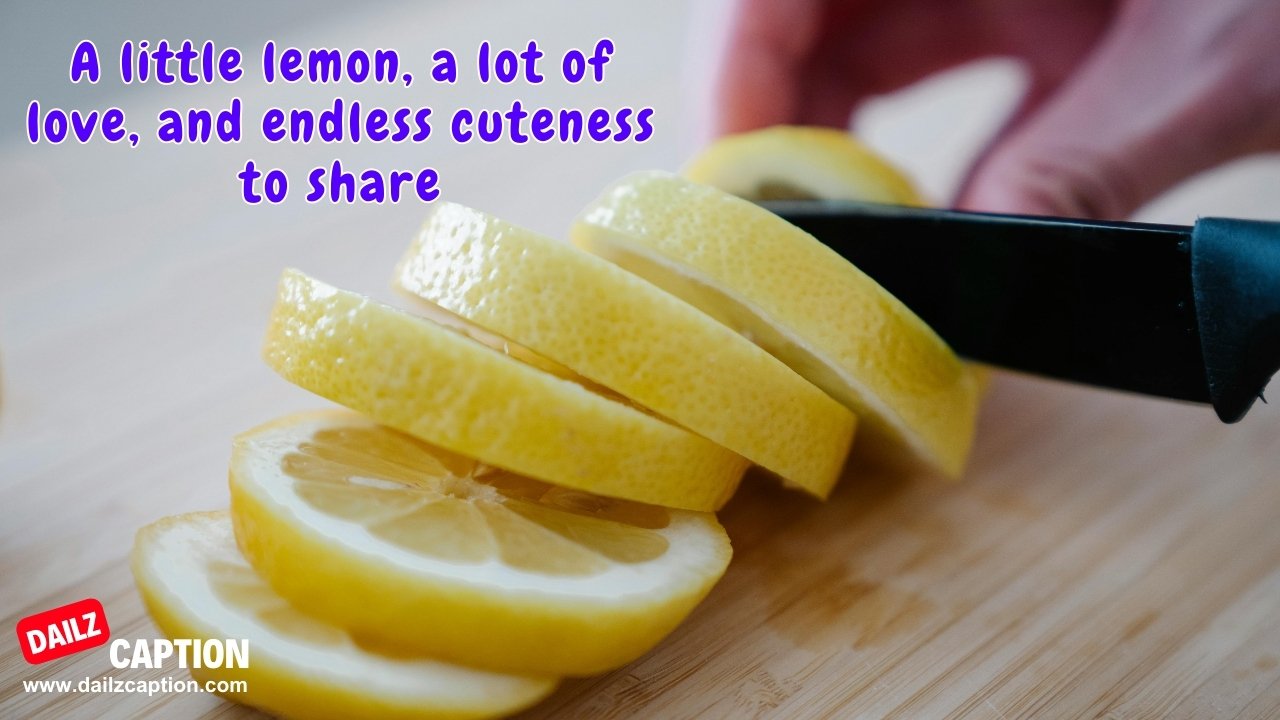 Cute Lemon Captions