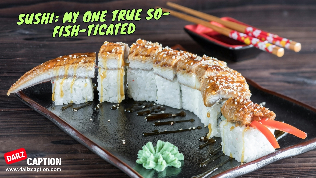 The Freshest Sushi Captions