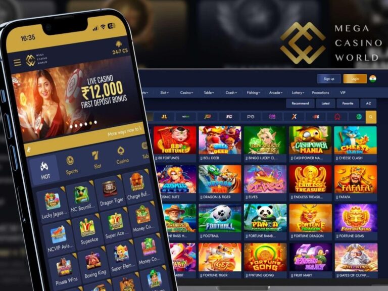 MegaCasinoWorld App vs Desktop