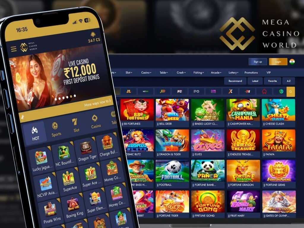 MegaCasinoWorld App vs Desktop